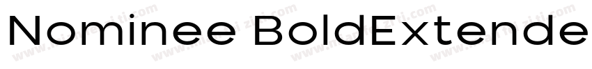Nominee BoldExtended字体转换